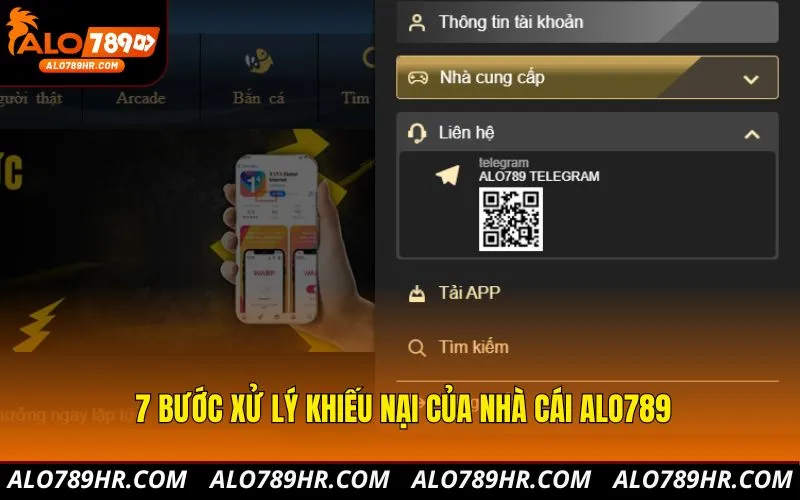 7 bước xử lý khiếu nại của nhà cái ALO789