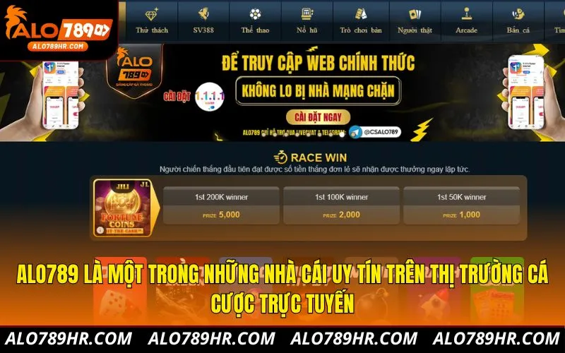 ALO789 là một trong những nhà cái uy tín trên thị trường cá cược trực tuyến